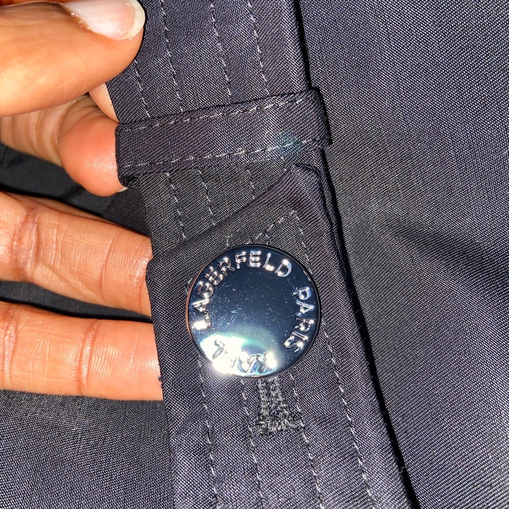 KARL LAGERFELD PARIS Double Breasted Trenc… - Picture 13 of 13